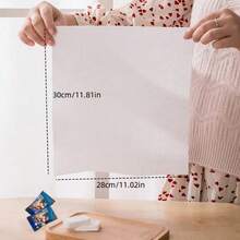 Chinese Style Compressed Towel 28*30cm Disposable Face Wash Towel & Thickened Bath Towel, Portable Cleansing Towel, No Extra Lint, Large Size, Travel-friendly Packaging, Essential For Going Out - White - View 2