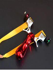 青少年戶外彈弓玩具套裝,證實98k彈弓附帶激光瞄準器、氣泡水平儀、紅外線瞄準器、樹脂98k快速卸下裝置、扁平橡膠帶、光纖瞄準器,不包含電池 - 彩色 - 查看 6