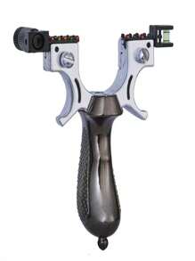 青少年戶外彈弓玩具套裝,證實98k彈弓附帶激光瞄準器、氣泡水平儀、紅外線瞄準器、樹脂98k快速卸下裝置、扁平橡膠帶、光纖瞄準器,不包含電池 - 彩色 - 查看 9