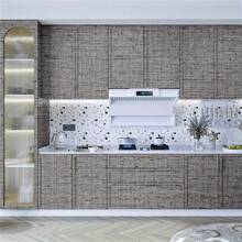 1 Roll Pvc Self-adhesive Waterproof Wallpaper For Home Decoration - Grey - View 2