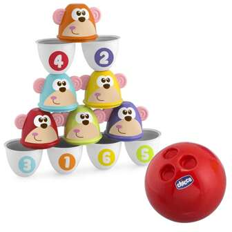 Chicco Dieren Kegelspeel Met Bal 11x15x9cm (Chicco 00005228000000)