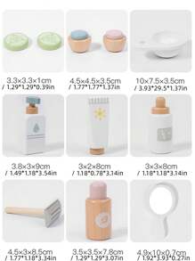 Children's Role Play Set, Little Girl's Vanity Table Makeup Toy Set, Pretend Play Home Series - Multicolor - View 9