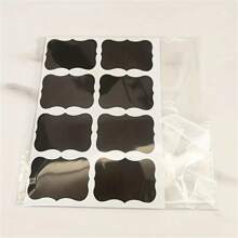 40pcs Glass Jar Bottle Stickers, Kitchen Organizer Labels, Chalkboard Blackboard Shape Tag, Home DIY Chalk Board Sign, Bottle Sticker, Home Kitchen Supplies