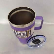 Vaso Yeti Rambler 30 OZ Con Asa - Morado - Ver 4