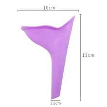 1pc Portable Silicone Female Urination Device, Stand Up & Reusable, Perfect For Camping, Hiking, Travel