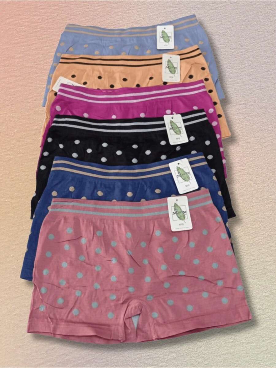 Paquete de 12 Boxers para Dama: Ropa Interior Versátil y Cómoda - Multicolor - Ver 1