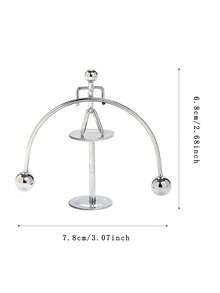 鐵人搖搖晃晃平衡球,強人舉重小平衡擺擺,減壓桌面裝飾,有趣的旋轉平衡鐵人裝飾,創意家居配件新藝術玩具