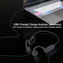 骨傳導耳機,無線5.3開放式耳機帶話筒,ipx8防水,適用於游泳,內置32g Mp3播放器和夜燈適用於游泳跑步騎自行車徒步旅行健身房,ipx8游泳耳機p8骨傳導耳機ip68泳池無線耳機mp3 32g耳塞防水ipx8游泳耳機p8骨傳導耳機無線ip68泳池無線耳機mp3 32g耳塞防水 - 紅色的 - 查看 6