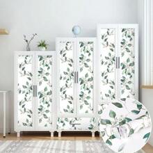 花卉剝離式壁紙,老式花卉鳥自粘式可拆卸接觸紙,適用於櫥櫃、臥室牆壁抽屜上的裝飾紙17.71 X 118 - 軍綠色 - 查看 3