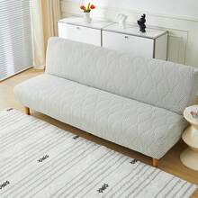 1入組高彈性樹紋沙發床罩,安裝方便、多種尺寸可選,織花摺疊床罩,寵物友好,四季通用裝飾 - 淺灰色 - 查看 8
