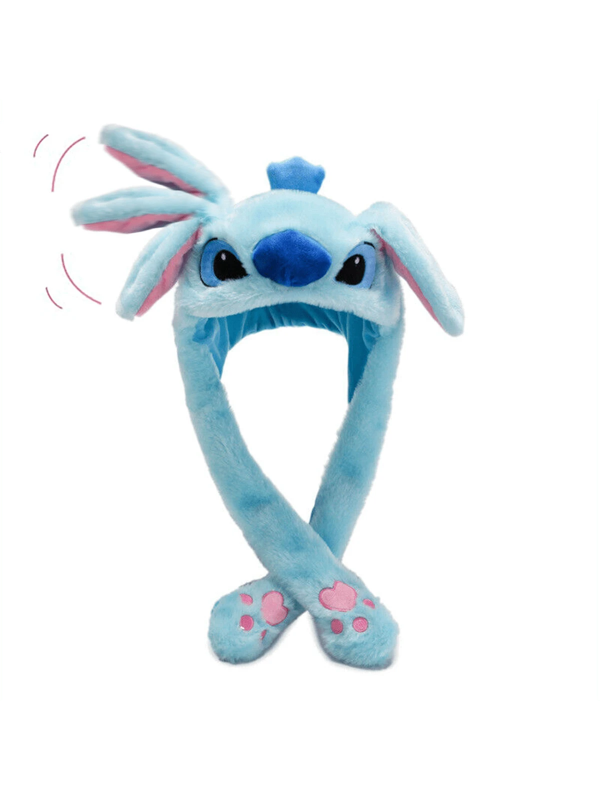 Gorro Con Orejas Móviles Lilo&stich/luz Led + Envío Gratis - Azul - Ver 1