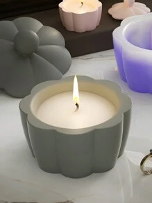 3d Candle Holder Silicone Mold For Making Candlestick, Aromatherapy, Flower Edge Craft, Jewelry Storage Box, Gypsum, And Wax Artwork Decoration