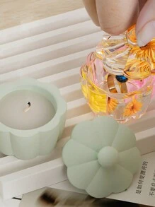 3d Candle Holder Silicone Mold For Making Candlestick, Aromatherapy, Flower Edge Craft, Jewelry Storage Box, Gypsum, And Wax Artwork Decoration
