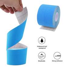 1 rollo 5cm X 5m Cinta de kinesiología, vendaje deportivo, cinta elástica muscular, cinta atlética
