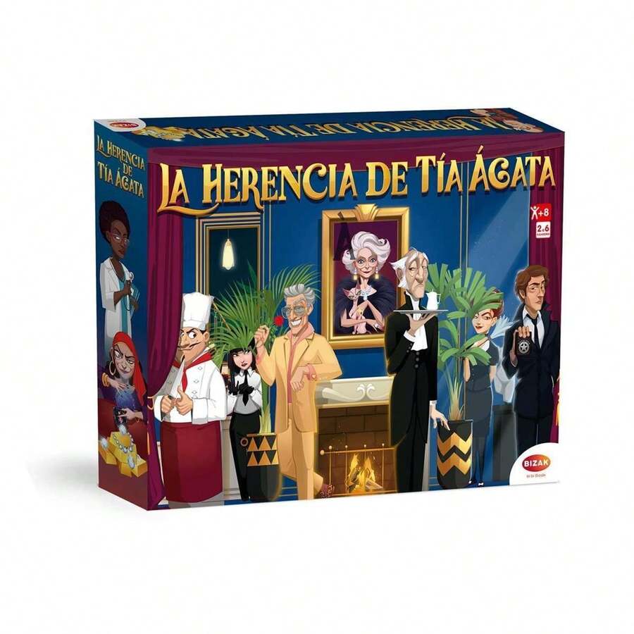 Juego La Herencia De Tia Agata ¿Seras Tu El Que Tenga Esa Suerte? ✅ Entrega 24/48h a España (península) - Juegos de Cartas y Estrategia - Juegos de Mesa en Familia - Bizak - Ref. 62855053 - Multicolor - Ver 1