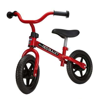  Bici senza pedali Bullet Rossa, ideale per acquisire l'equilibrio! 10 pollici, 46 x 56 x 68 cm (Chicco 00001716000000)