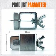 8入組圓盤焊接卡環 - 銀色 - 查看 6