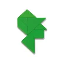 Gioco Tangram in legno per 4 giocatori e 3 livelli di difficoltà 31,5x18x3 cm (Cayro 851) - Multicolore - Visualizzare 7