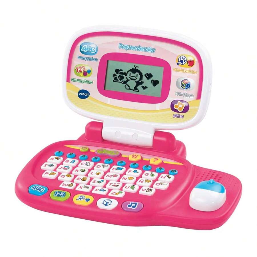 Ordenador Pequeordenador rosa 20 actividades 21x27x7 cm - Ordenadores - Vtech - Ref. 80-155457 - Multicolor - Ver 1