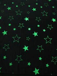 Blanket That Glows In The Dark Double Size Beautiful Models For Children - Gris plata/Estrellas - View 6