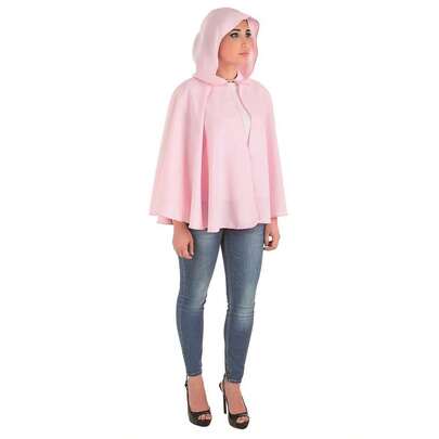  Disfraz Adulto Capa Rosa Corta Talla M/L ✅ Entrega 24/48h a España (península) - Capas para Disfraces - Creaciones Llopis - Ref. 4796