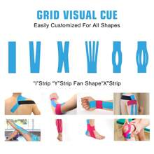 1 rollo 5cm X 5m Cinta de kinesiología, vendaje deportivo, cinta elástica muscular, cinta atlética