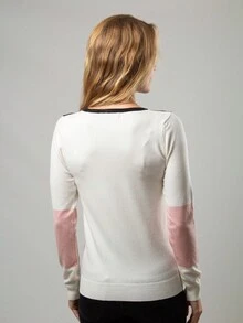 Shopilinc Women's Mixed Color Sweater