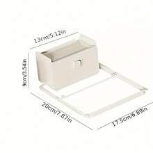 過濾廚房水槽多功能廚餘防堵神器家用折疊洗碗槽瀝水架 - 奶油白 - 查看 2