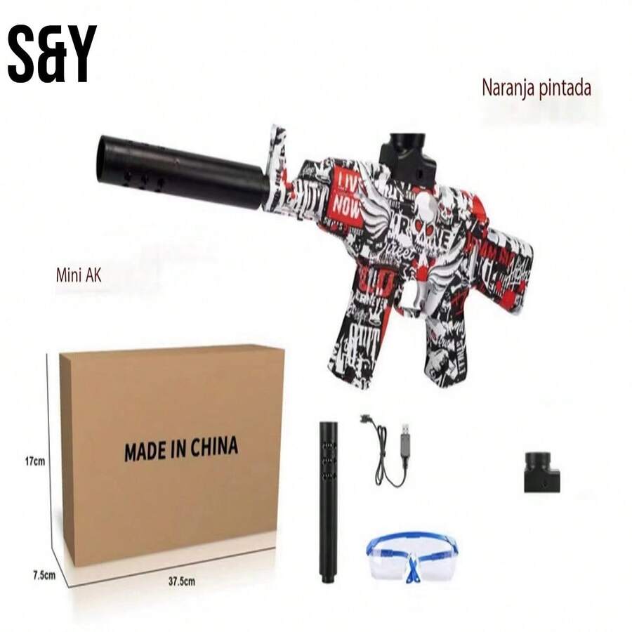 S&Y 3D Printing Miniature AK Toy Gun Decompression Key, Creative Christmas Gift For Children(Random Send) - Multicolor - View 1