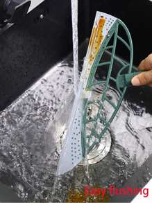 1pc Multi-Functional Magic Broom For Home Bathroom, With Water Wiper And Dry/Wet Use Without Leaving Hair And Dust - Multicolor - View 5