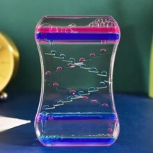 ASNEY 流沙小玩具-流動閃躍氣泡樽-液體計時器感官遊戲玩具、安撫玩具、減壓玩具、生日聖誕禮物和派對小禮品 - 彩色 - 查看 4