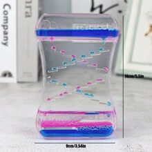 ASNEY 流沙小玩具-流動閃躍氣泡樽-液體計時器感官遊戲玩具、安撫玩具、減壓玩具、生日聖誕禮物和派對小禮品 - 彩色 - 查看 6