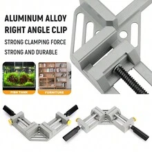 Practical Woodworking Miter Clamp With Dual Handles - Silver - View 5