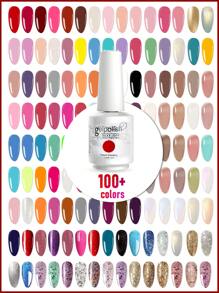 2pcs 15ML Red Gel Nail Polish , Soak Off LED/UV , Neutral Gel Nail Polish For Nail Art , Long-Lasting And Quick-Drying , For Home Salon Nail Art DIY Nail Stamping Gel Polish - MultiWarna - View 3