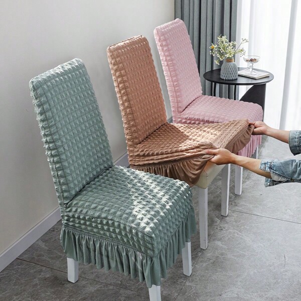 Bubble Mesh Chair Cover For Straight Back Dining Chair, Chair Protector