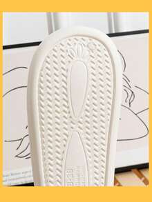 Women's Cartoon Rabbit Waterproof And Anti-Slip Comfortable & Warm Slippers - White - View 9