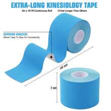 1 rollo 5cm X 5m Cinta de kinesiología, vendaje deportivo, cinta elástica muscular, cinta atlética