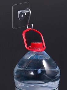 4入組大型無縫透明有孔隔板,簡潔堅固,承重強大,適用於衣櫃分層隔板支架 - 透明 - 查看 3