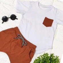 Young Boys Sets - 駝色 - 查看 2