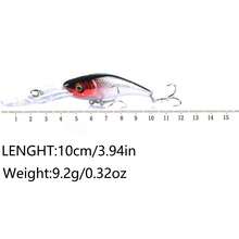 1入組鱗片拖釣假餌硬餌,人工誘餌,適用於梭魚、鯉魚等魚種的釣魚裝備玩具 - 黑與白 - 查看 2
