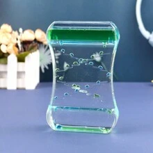 ASNEY 流沙小玩具-流動閃躍氣泡樽-液體計時器感官遊戲玩具、安撫玩具、減壓玩具、生日聖誕禮物和派對小禮品 - 彩色 - 查看 8