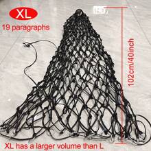 1 件裝馬乾草網、牛和馬餵食袋、牲畜慢餵乾草袋、馬匹餵食器用馬術飼料網 - 黑色 - 查看 2