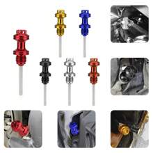 1入銀色cnc鋁合金發動機油量尺裝飾帽,適用於摩托車、越野車、電動車、自行車、滑板車和電動自行車(通用) - 銀色 - 查看 1