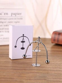 鐵人搖搖晃晃平衡球,強人舉重小平衡擺擺,減壓桌面裝飾,有趣的旋轉平衡鐵人裝飾,創意家居配件新藝術玩具