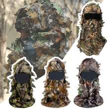 MOORSEE 1 件迷彩火雞狩獵面罩、迷彩葉罩全臉面罩、迷彩戶外面罩 - 樹葉迷彩3 - 查看 2