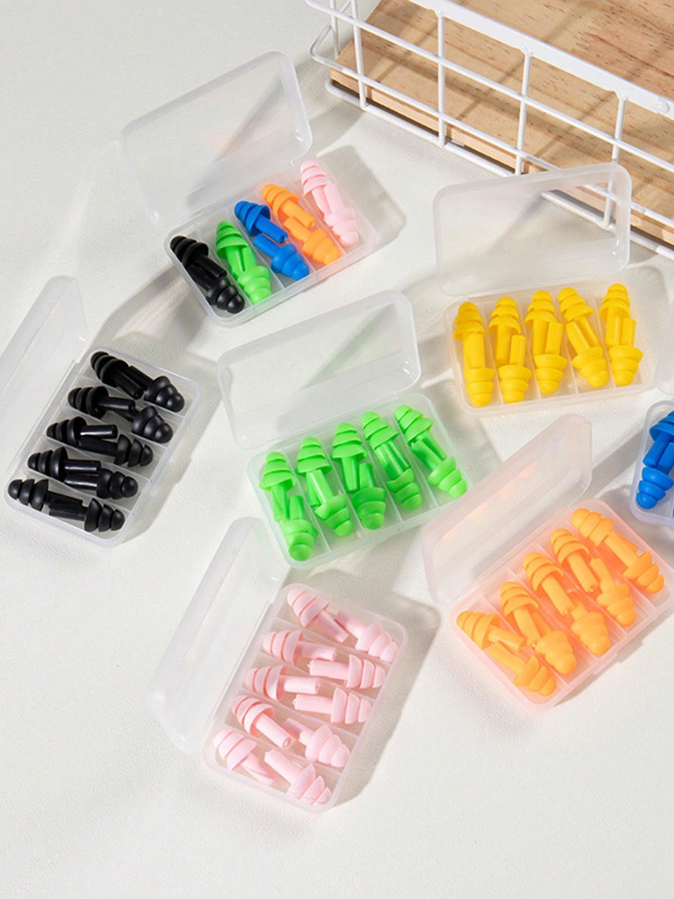 1pc Antinoise swimming soundproof earplugs drifting diving learning