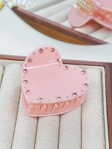 Sweet Pink Diamond Hair Claw - Pink - View 5