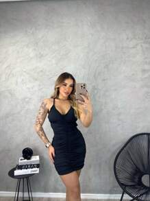 Women Dresses - 黑色 - 查看 1