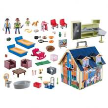 Casa de Muñecas Maletín Playmobil Dollhouse ✅ Entrega 24/48h a España (península) - Ref. 70985 - Multicolor - Ver 7