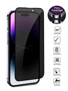 1 件全屏丝网印刷防偷窥隐私屏幕保护膜适用于 Apple 17/17Pro/17Promax/17Air/16e/15/15Plus/15Pro/15Promax/16/16pro/16promax - 淺灰色 - 查看 2